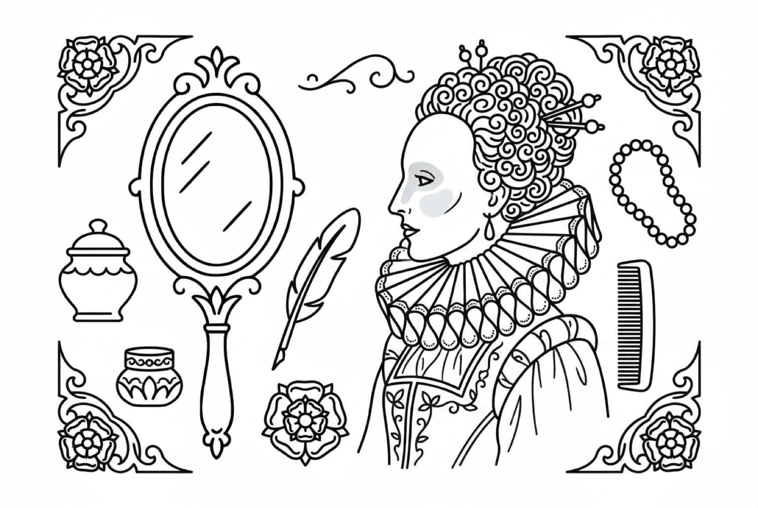 Elizabethan Makeup & the Mask of Youth