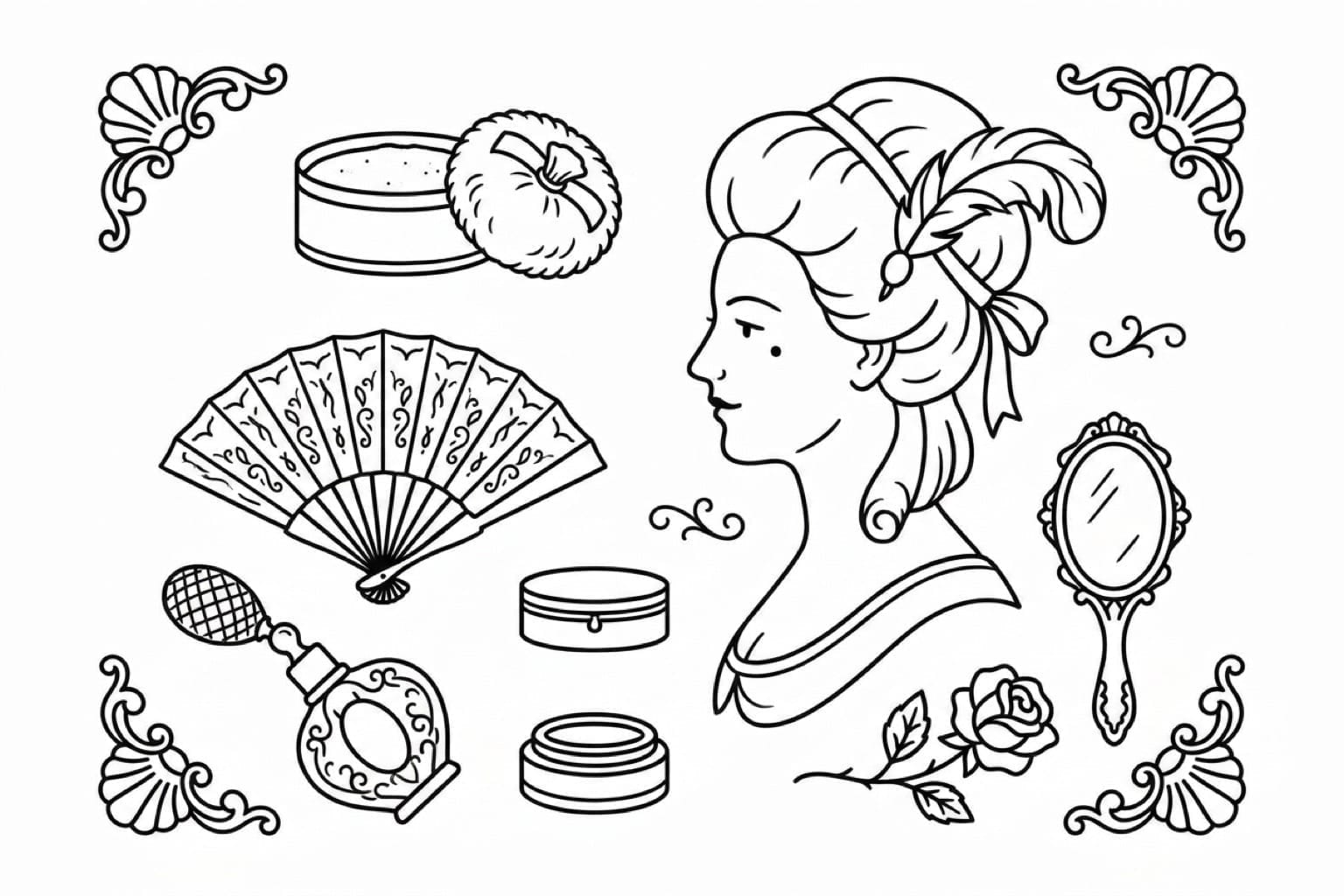 Georgian and Rococo Beauty: Powder, Patches and the Marie Antoinette Era